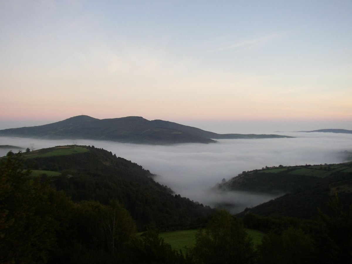 O Cebreiro, en el recorrido del Camino Francés