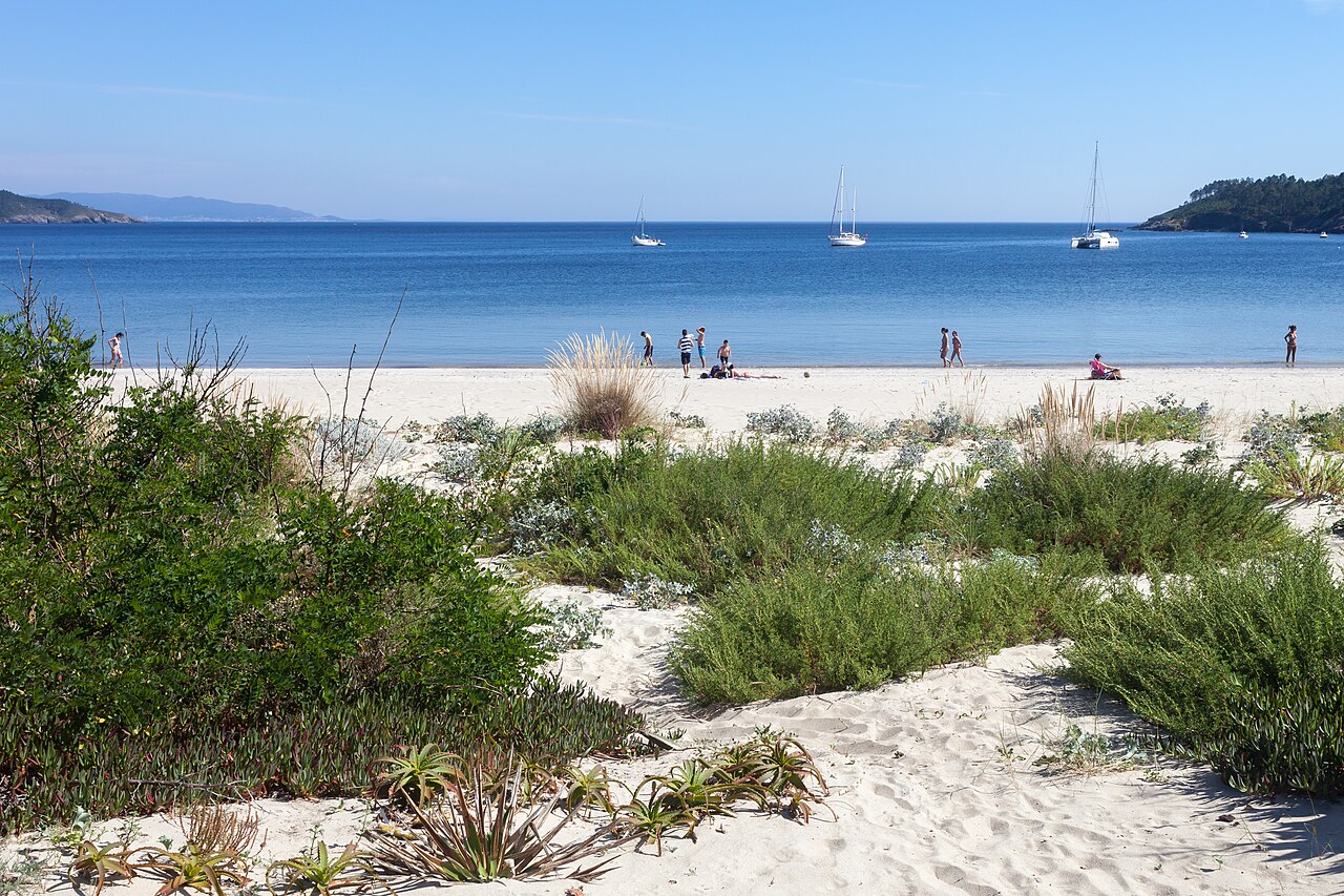 Praia da Langosteira · Fisterra, en el recorrido del Camino de Fisterra y Muxía